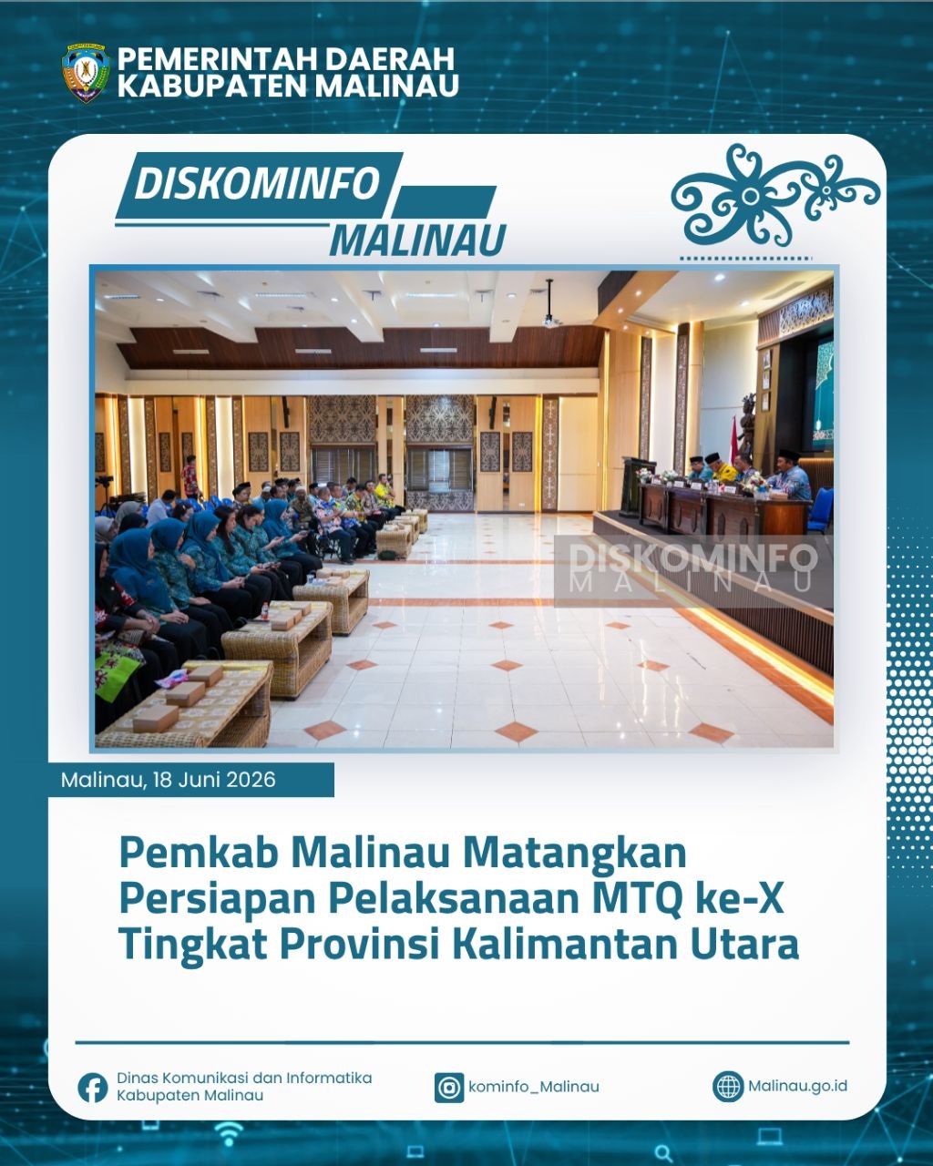 Pemkab Malinau Matangkan Persiapan Pelaksanaan MTQ ke-X Tingkat Provinsi Kalimantan Utara