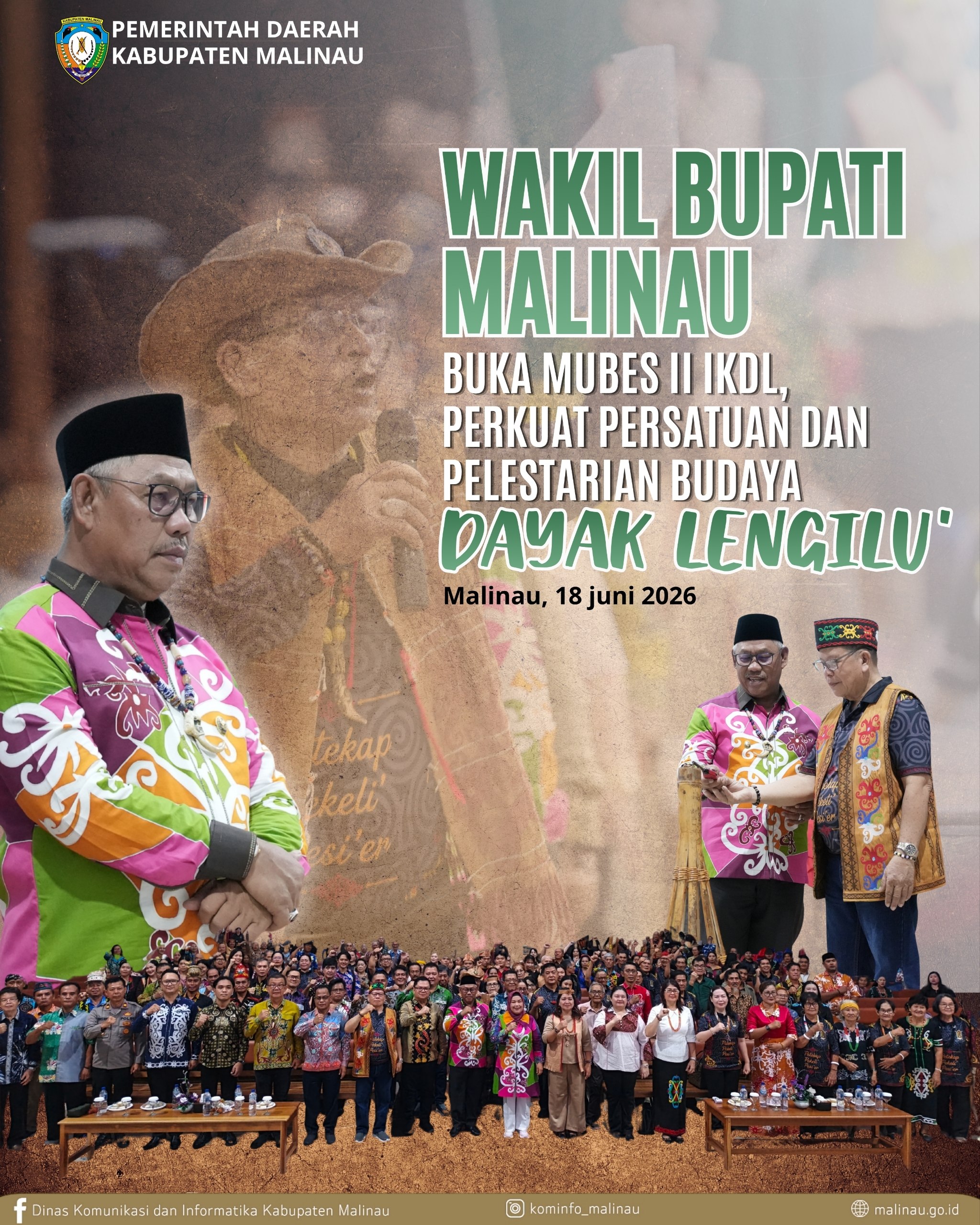 Buka Mubes II IKDL Tahun 2026, Wakil Bupati: Jaga Budaya Sebagai Identitas