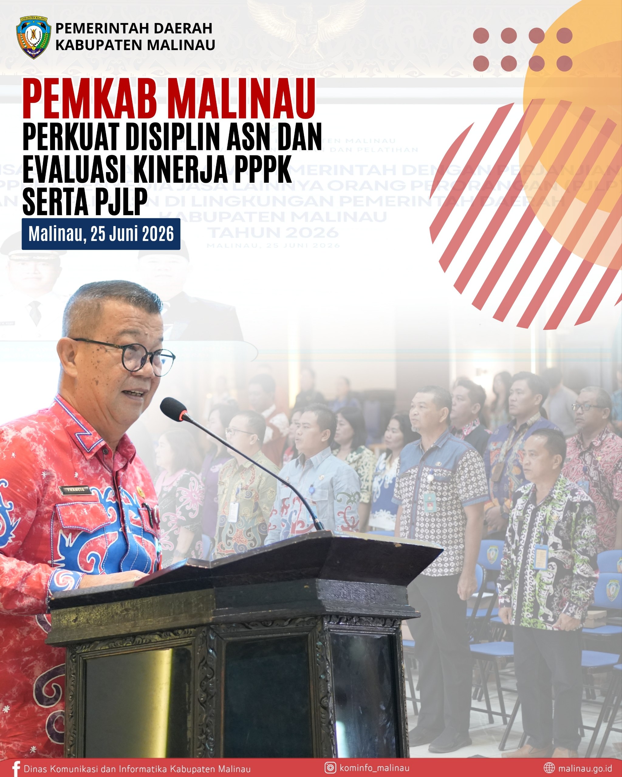 Pemkab Malinau Perkuat Disiplin ASN dan Evaluasi Kinerja PPPK serta PJLP
