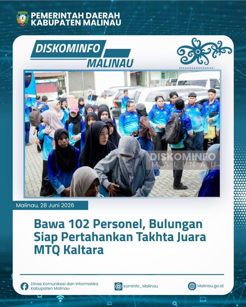 Bawa 102 Personel, Bulungan Siap Pertahankan Takhta Juara MTQ Kaltara