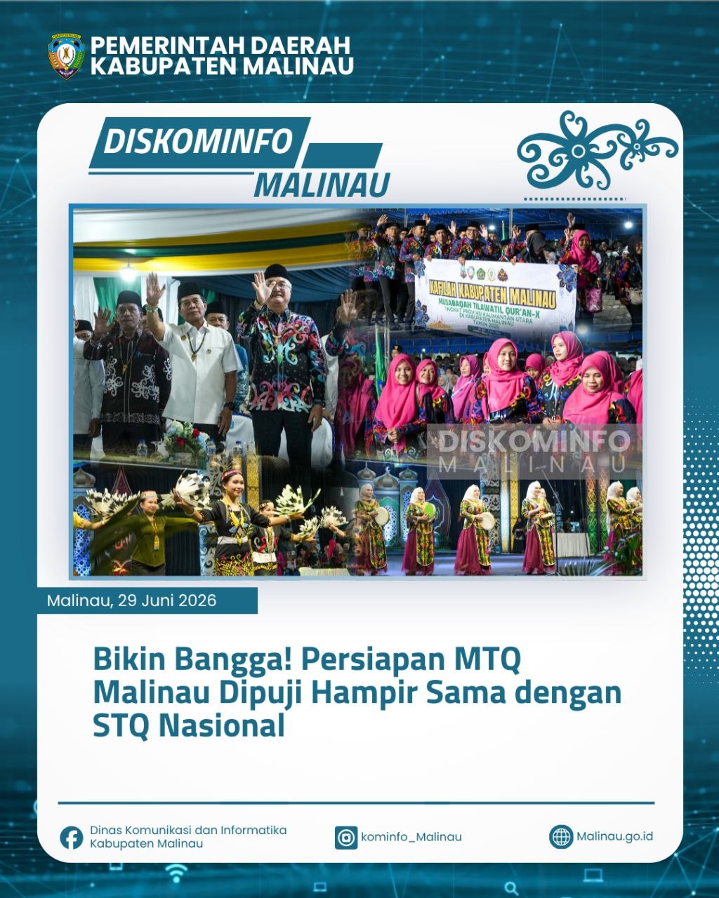 Bikin Bangga! Persiapan MTQ Malinau Dipuji Hampir Sama dengan STQ Nasional