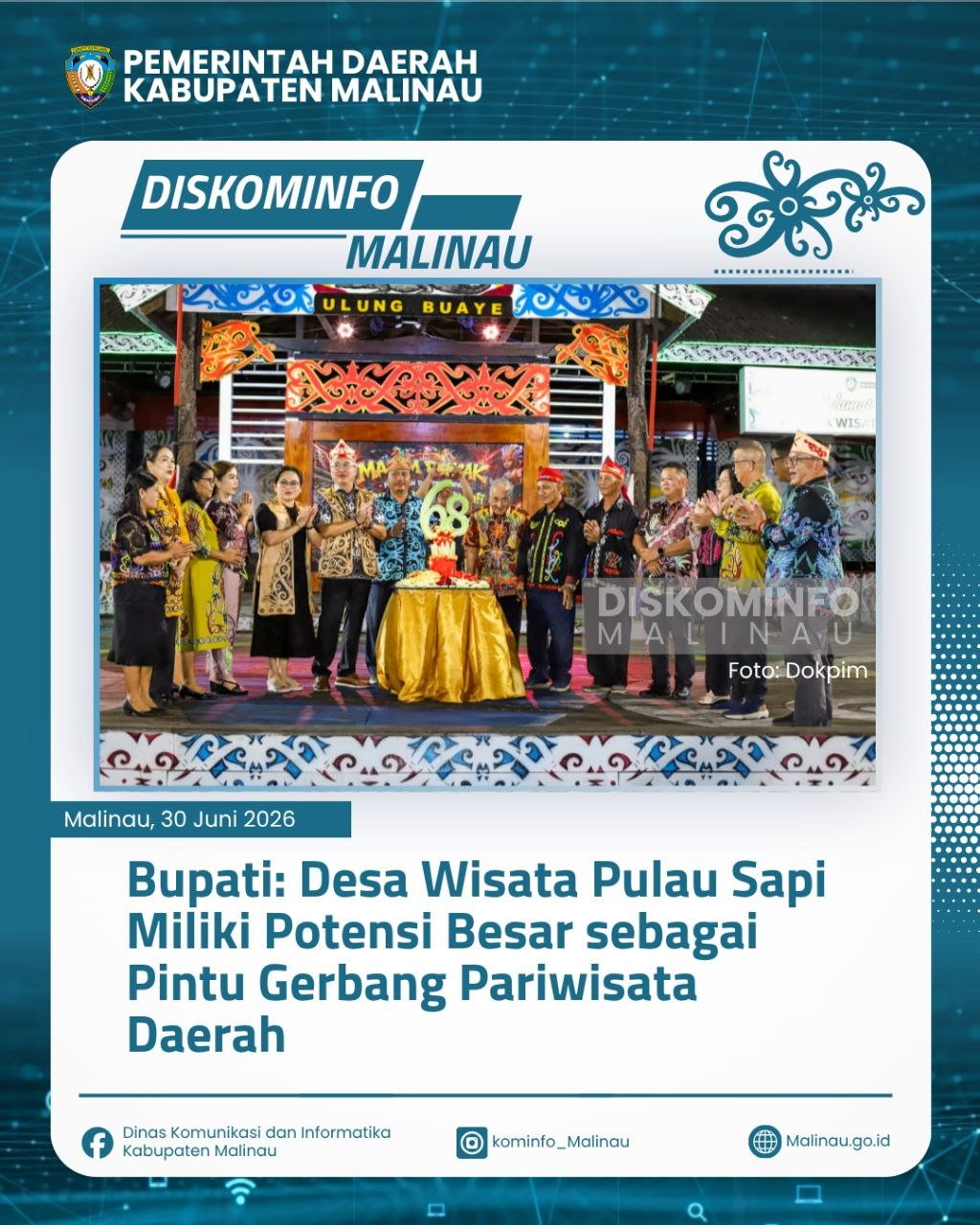 Bupati: Desa Wisata Pulau Sapi Miliki Potensi Besar sebagai Pintu Gerbang Pariwisata Daerah