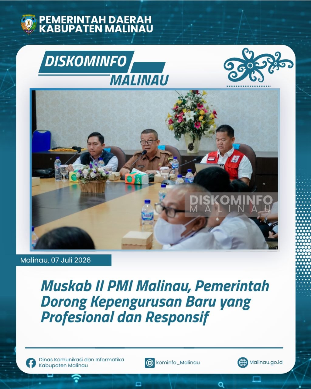 Muskab II PMI Malinau, Pemerintah Dorong Kepengurusan Baru yang Profesional dan Responsif