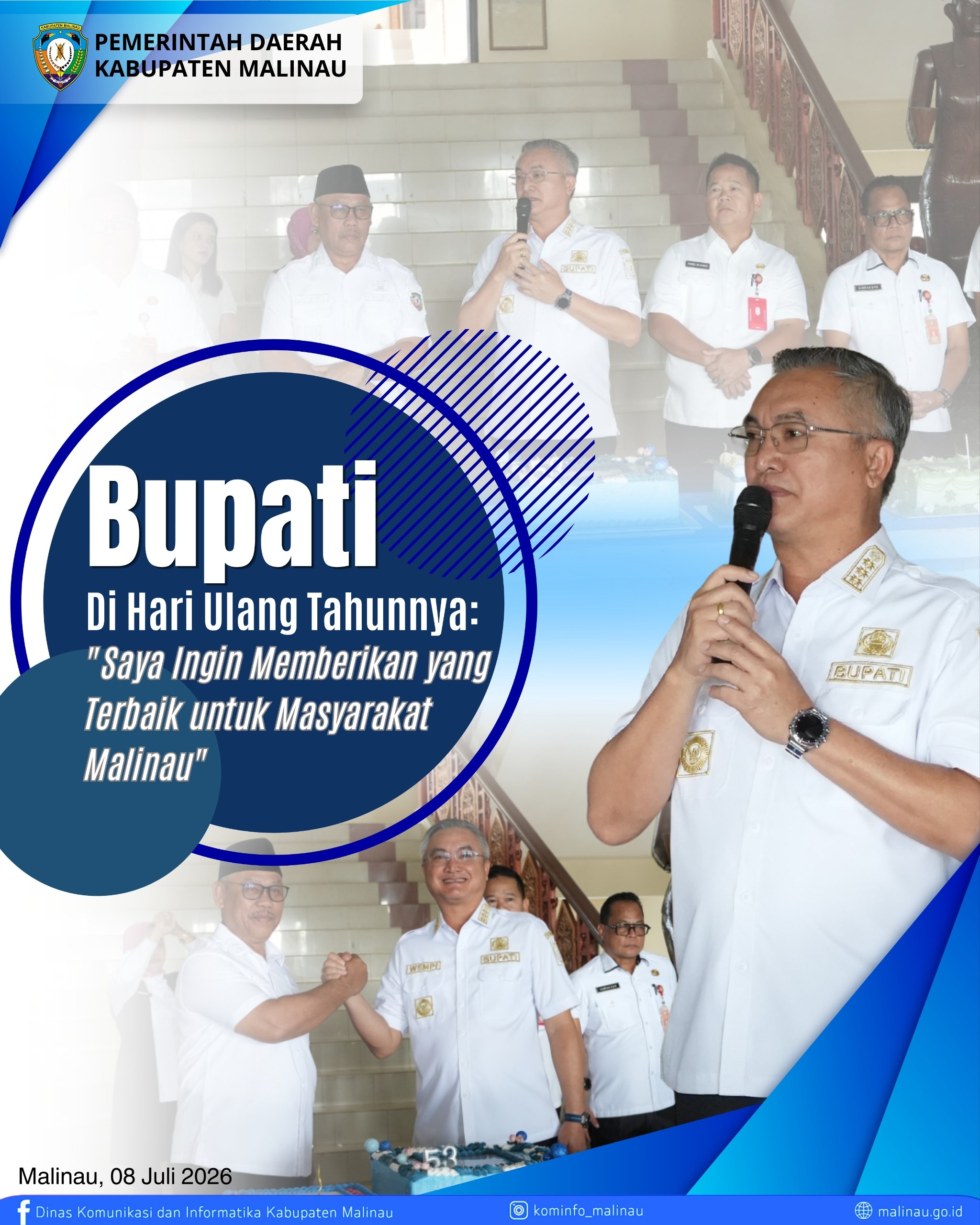 Bupati di Hari Ulang Tahunnya: "Saya Ingin Memberikan yang Terbaik untuk Masyarakat Malinau"