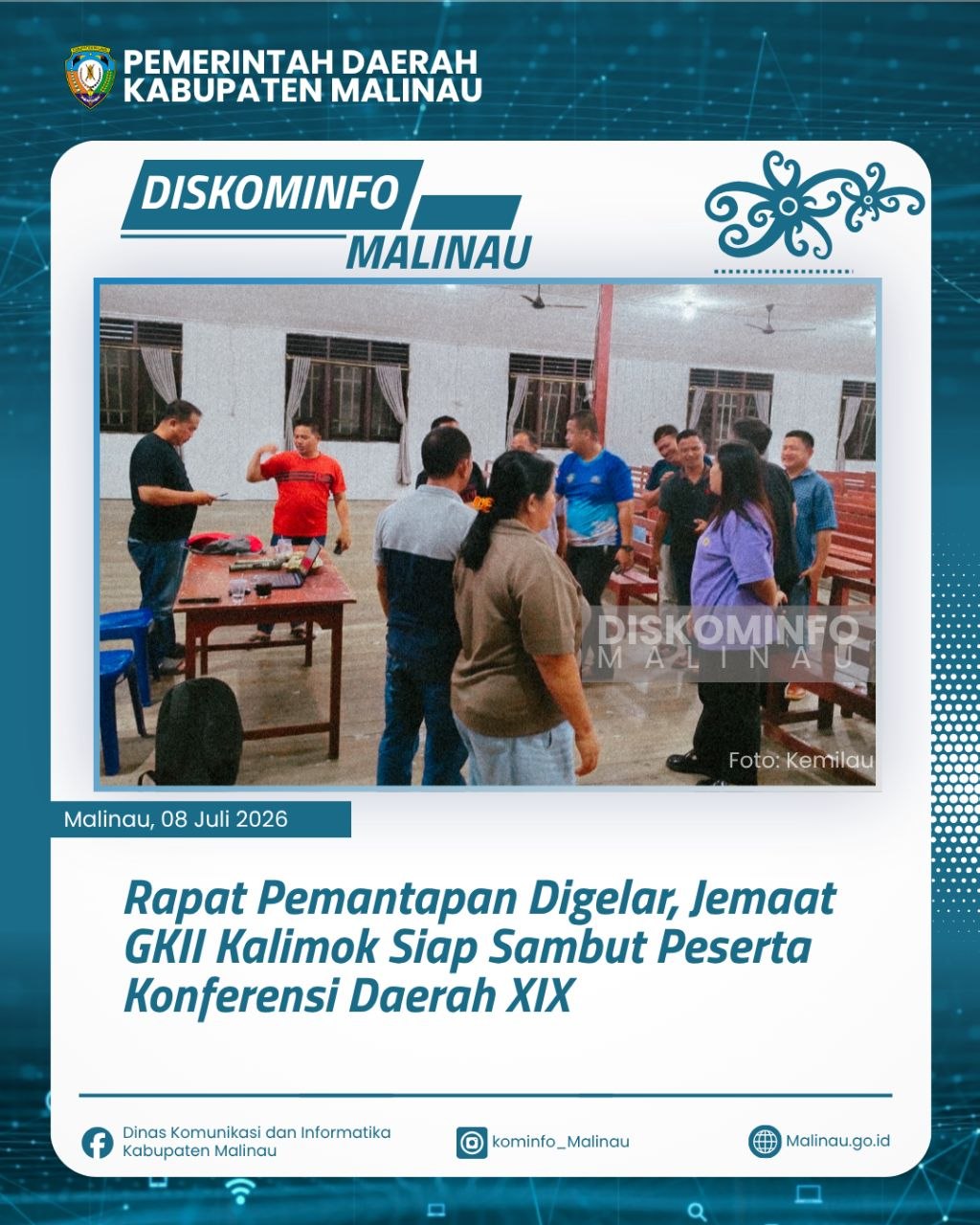 Rapat Pemantapan Digelar, Jemaat GKII Kalimok Siap Sambut Peserta Konferensi Daerah XIX
