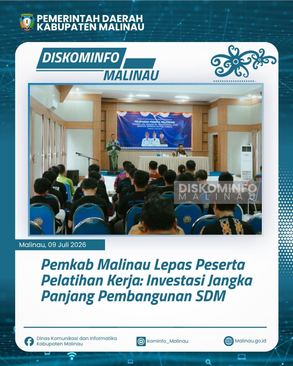 Pemkab Malinau Lepas Peserta Pelatihan Kerja, Investasi Jangka Panjang Pembangunan SDM