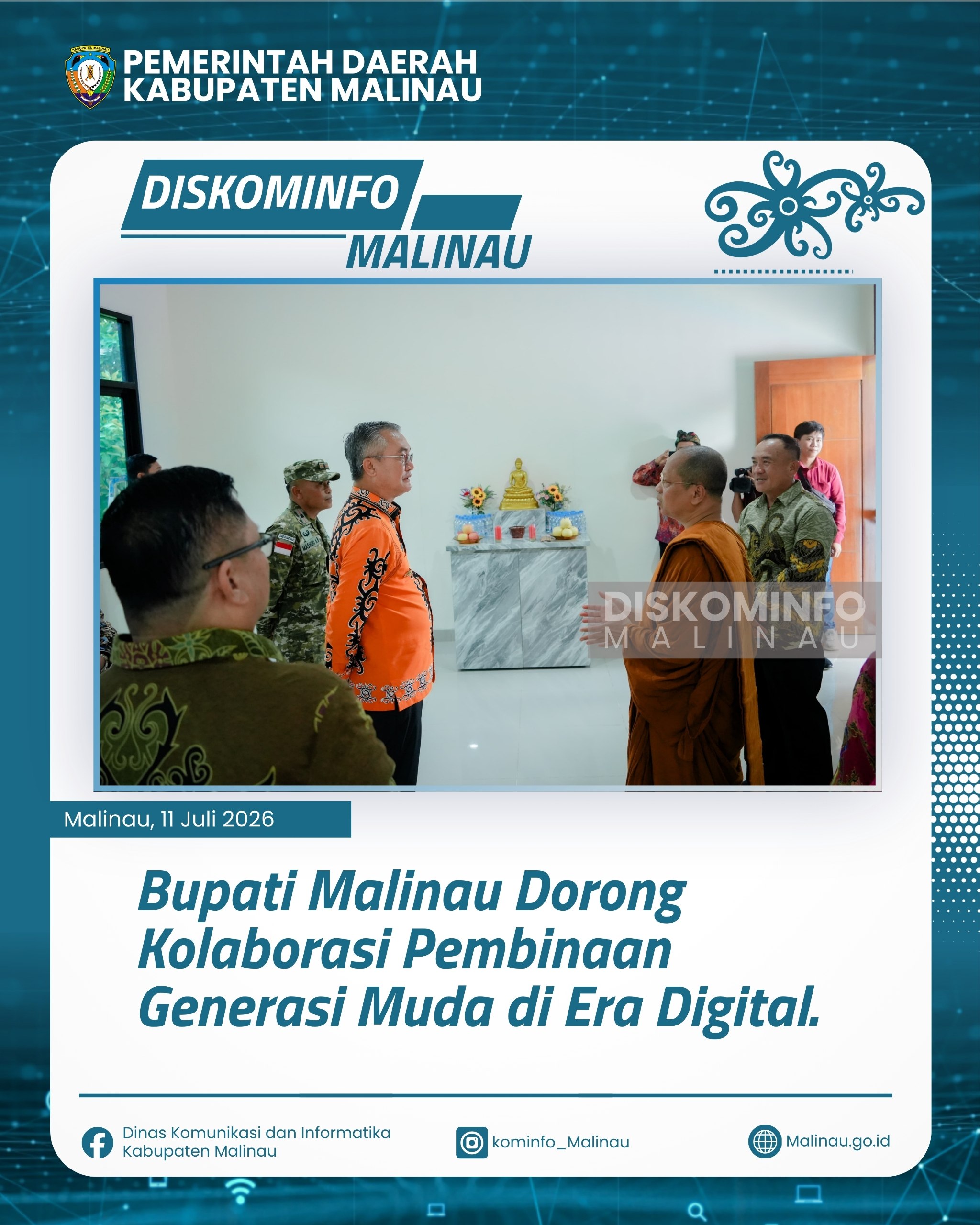 Bupati Malinau Dorong Kolaborasi Pembinaan Generasi Muda di Era Digital