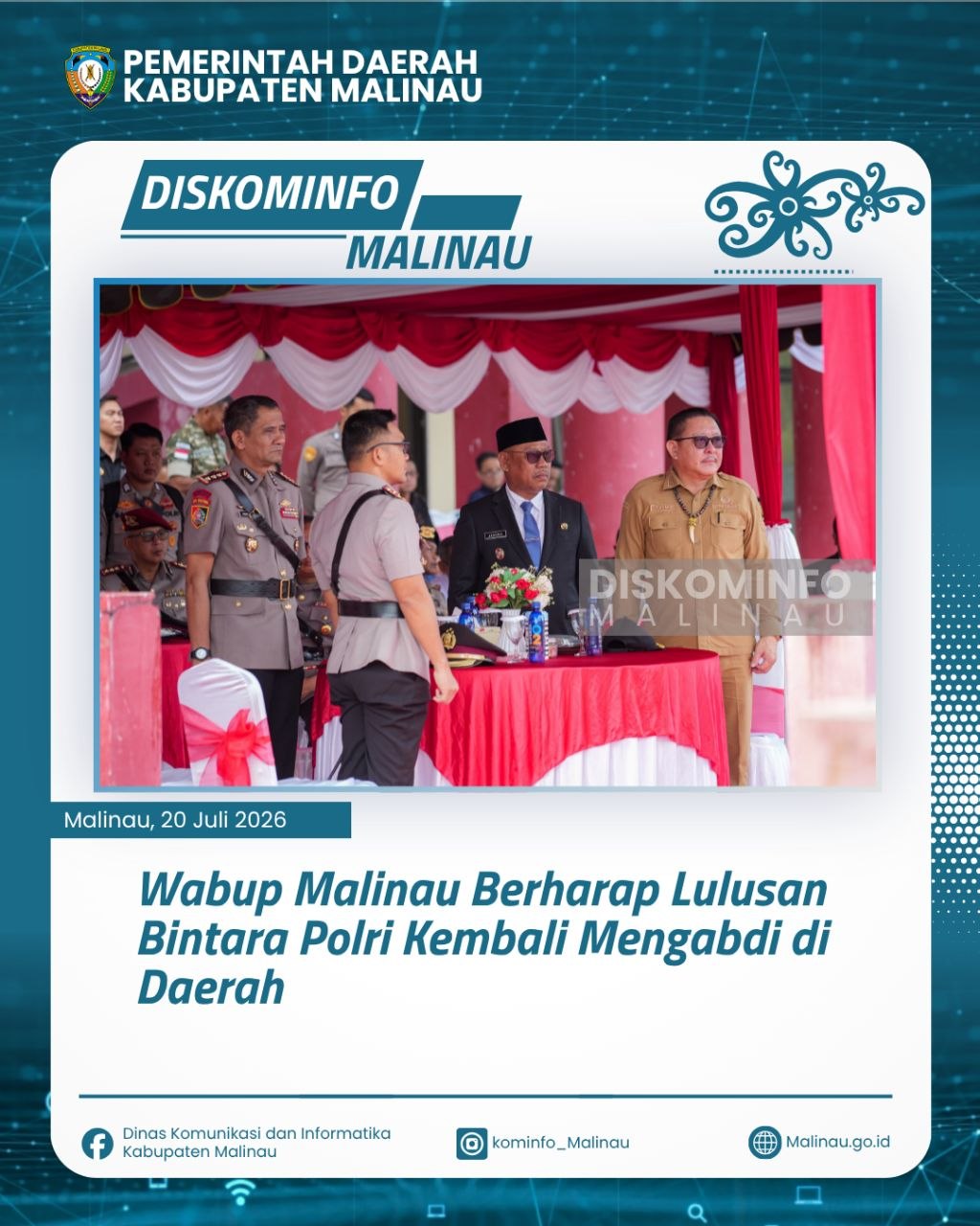 Wabup Malinau Berharap Lulusan Bintara Polri Kembali Mengabdi di Daerah