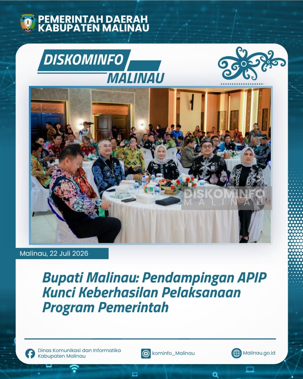 Bupati Malinau: Pendampingan APIP Kunci Keberhasilan Pelaksanaan Program Pemerintah
