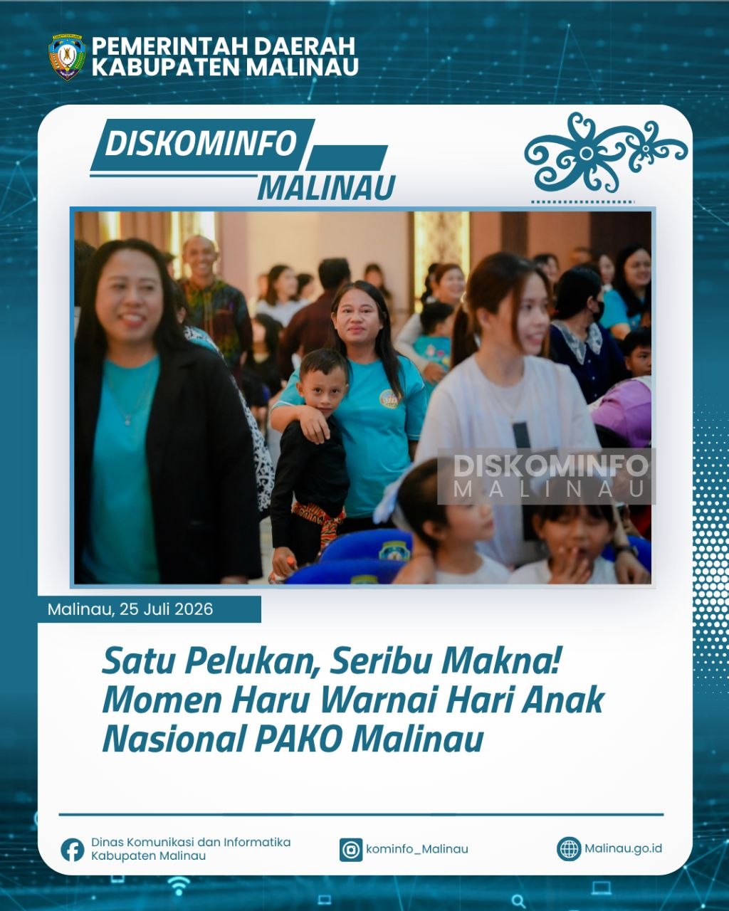 Satu Pelukan, Seribu Makna! Momen Haru Warnai Hari Anak Nasional PAKO Malinau