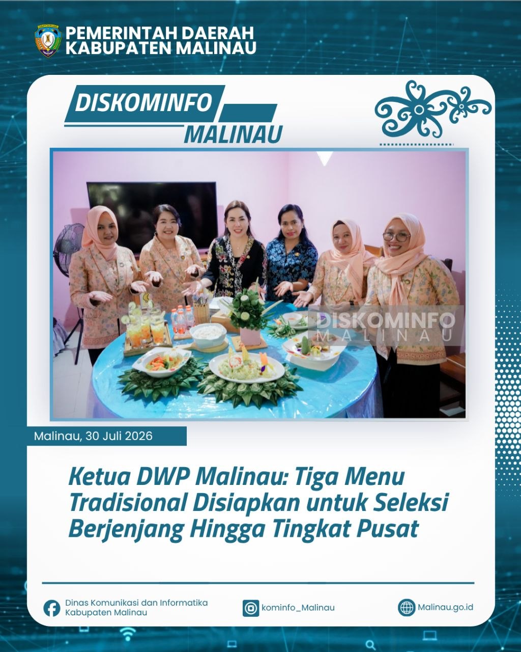 Ketua DWP Malinau: Tiga Menu Tradisional Disiapkan untuk Seleksi Berjenjang Hingga Tingkat Pusat