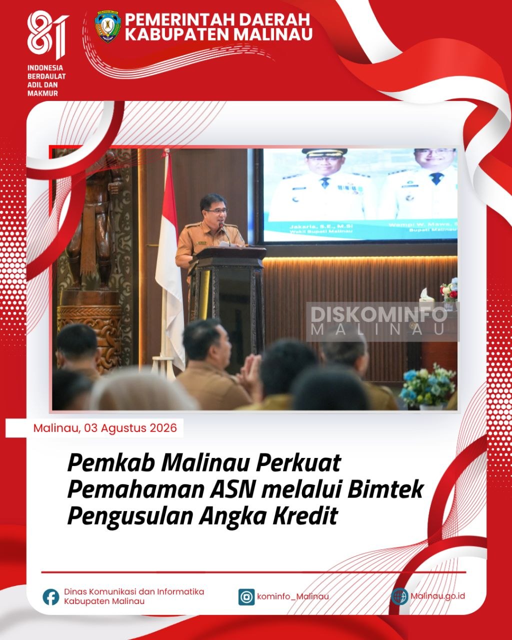 Pemkab Malinau Perkuat Pemahaman ASN melalui Bimtek Pengusulan Angka Kredit