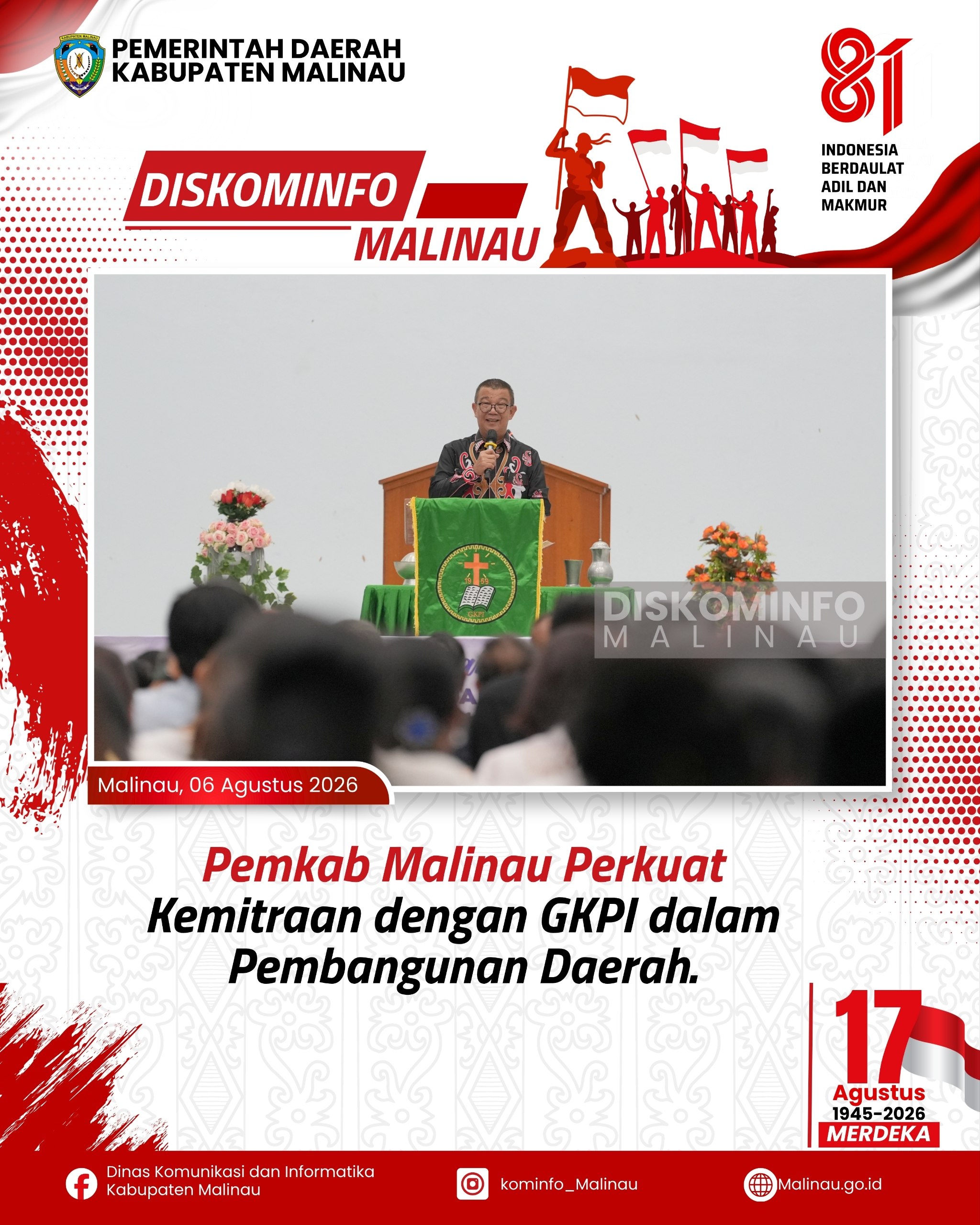 Pemkab Malinau Perkuat Kemitraan dengan GKPI dalam Pembangunan Daerah