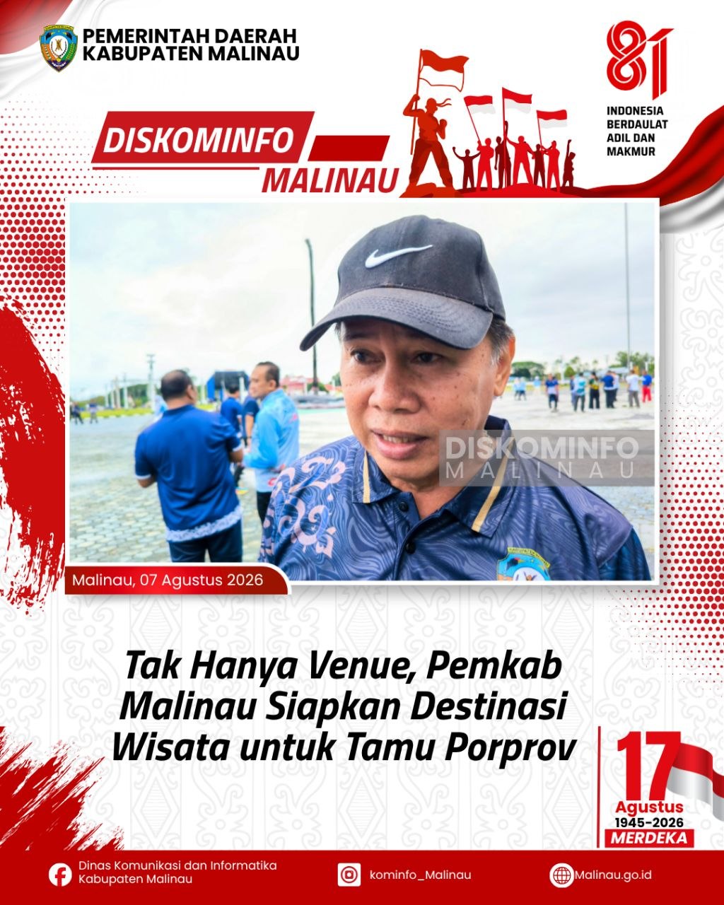Tak Hanya Venue, Pemkab Malinau Siapkan Destinasi Wisata untuk Tamu Porprov