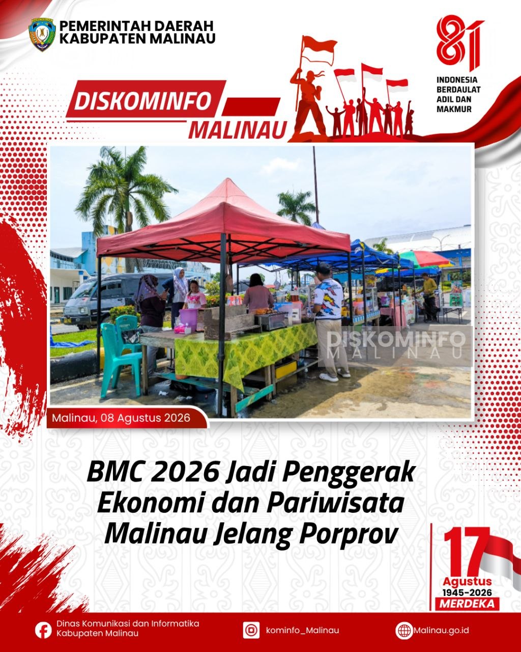 BMC 2026 Jadi Penggerak Ekonomi dan Pariwisata Malinau Jelang Porprov