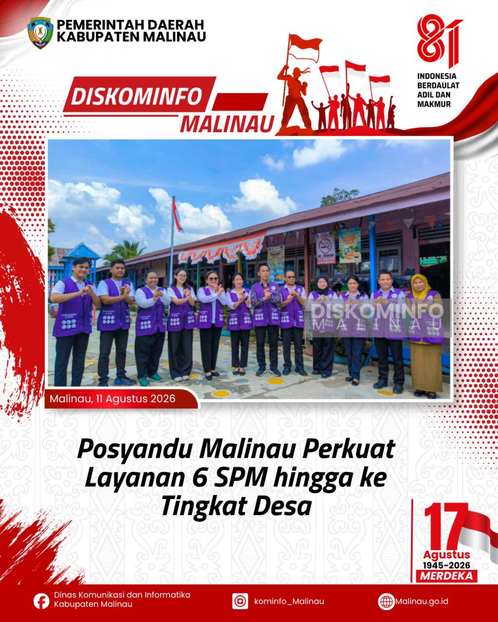 Posyandu Malinau Perkuat Layanan 6 SPM hingga ke Tingkat Desa