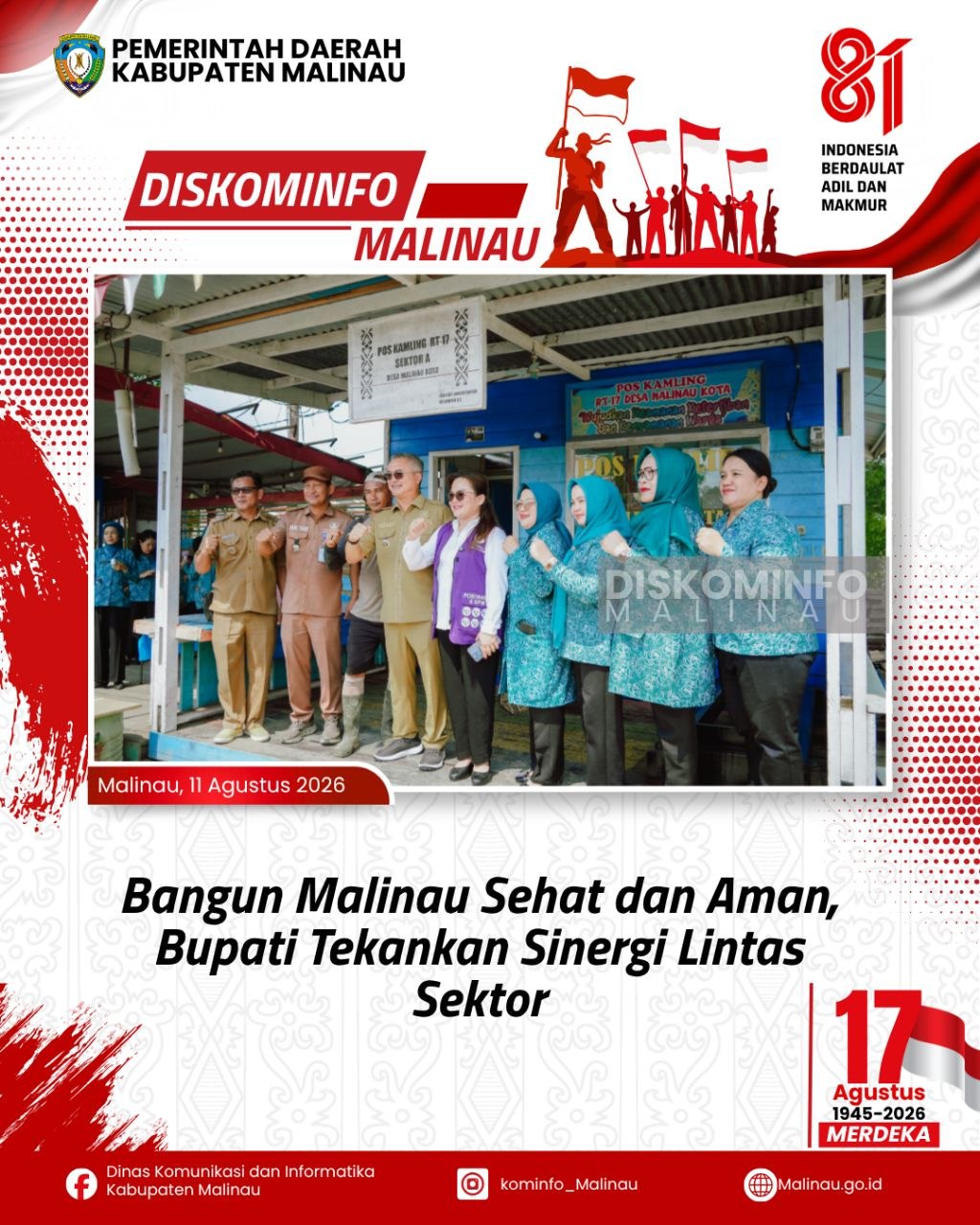 Bangun Malinau Sehat dan Aman, Bupati Tekankan Sinergi Lintas Sektor