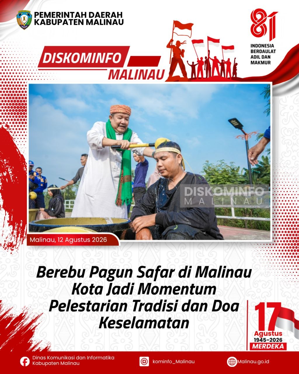 Berebu Pagun Safar di Malinau Kota Jadi Momentum Pelestarian Tradisi dan Doa Keselamatan