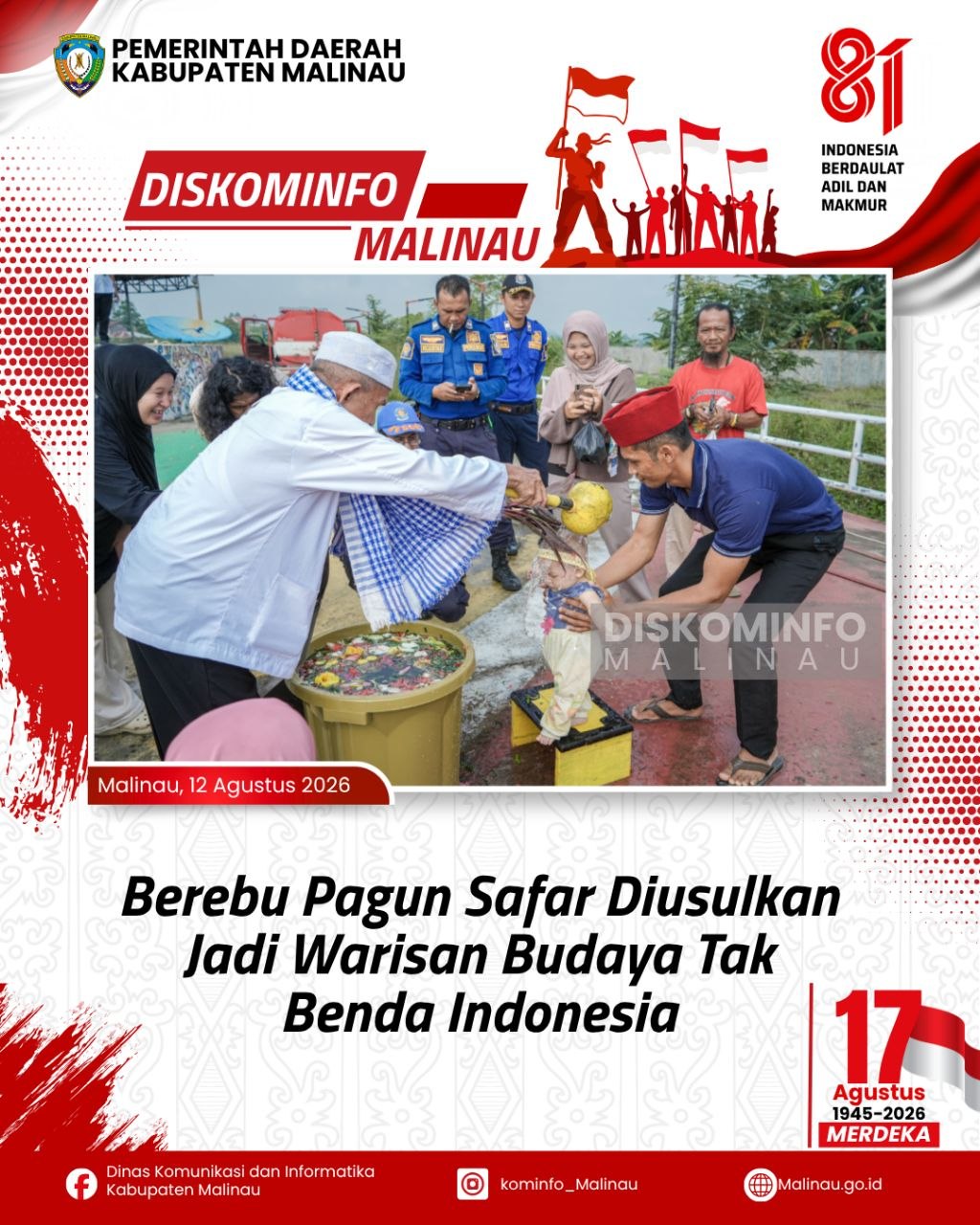 Berebu Pagun Safar Diusulkan Jadi Warisan Budaya Tak Benda Indonesia