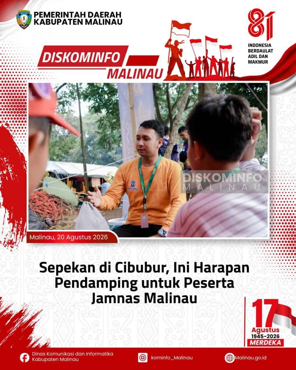 Sepekan di Cibubur, Ini Harapan Pendamping untuk Peserta Jamnas Malinau