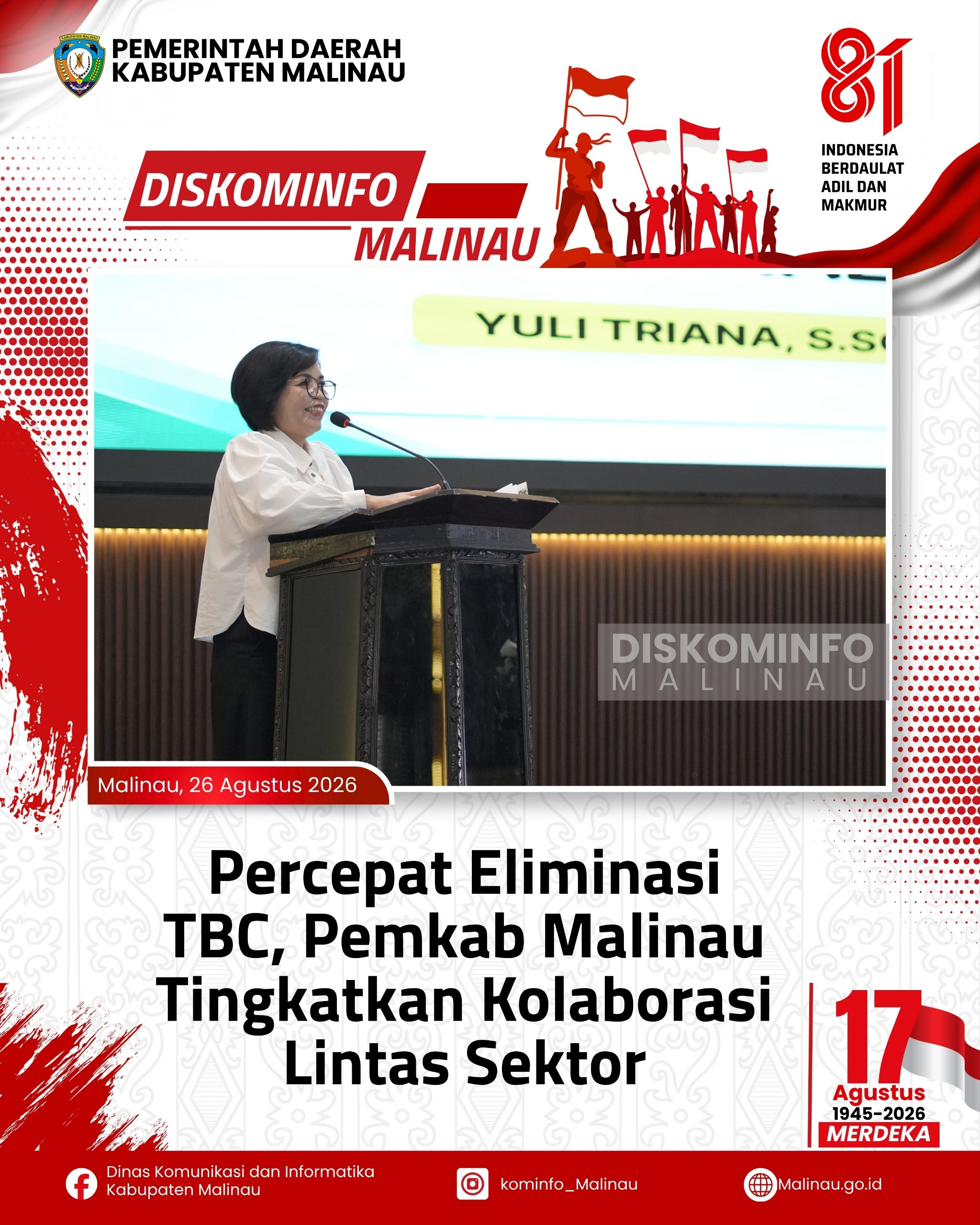 Percepat Eliminasi TBC, Pemkab Malinau Tingkatkan Kolaborasi Lintas Sektor