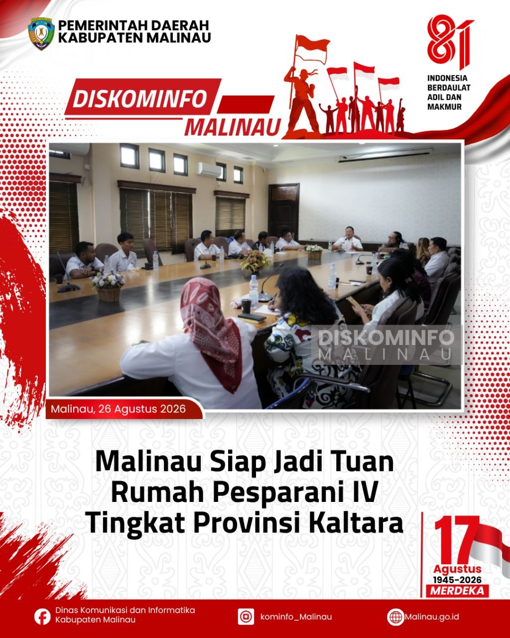 Malinau Siap Jadi Tuan Rumah Pesparani IV Tingkat Provinsi Kaltara