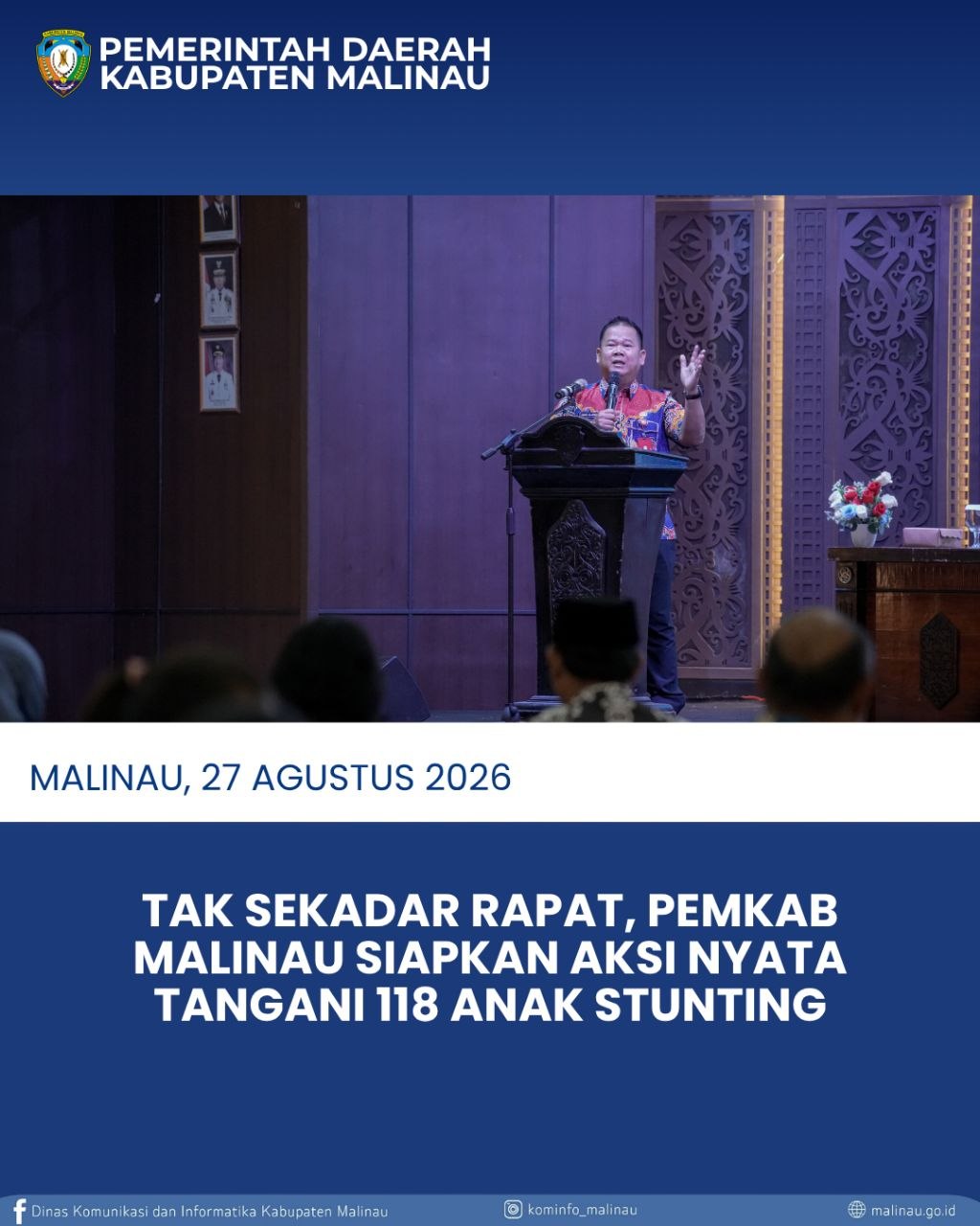 Tak Sekadar Rapat, Pemkab Malinau Siapkan Aksi Nyata Tangani 118 Anak Stunting
