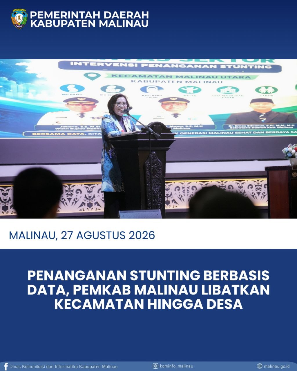 Penanganan Stunting Berbasis Data, Pemkab Malinau Libatkan Kecamatan hingga Desa