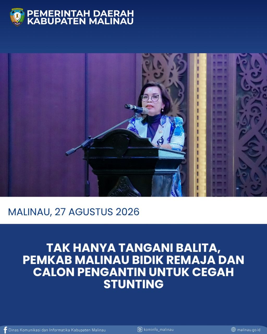 Tak Hanya Tangani Balita, Pemkab Malinau Bidik Remaja dan Calon Pengantin untuk Cegah Stunting