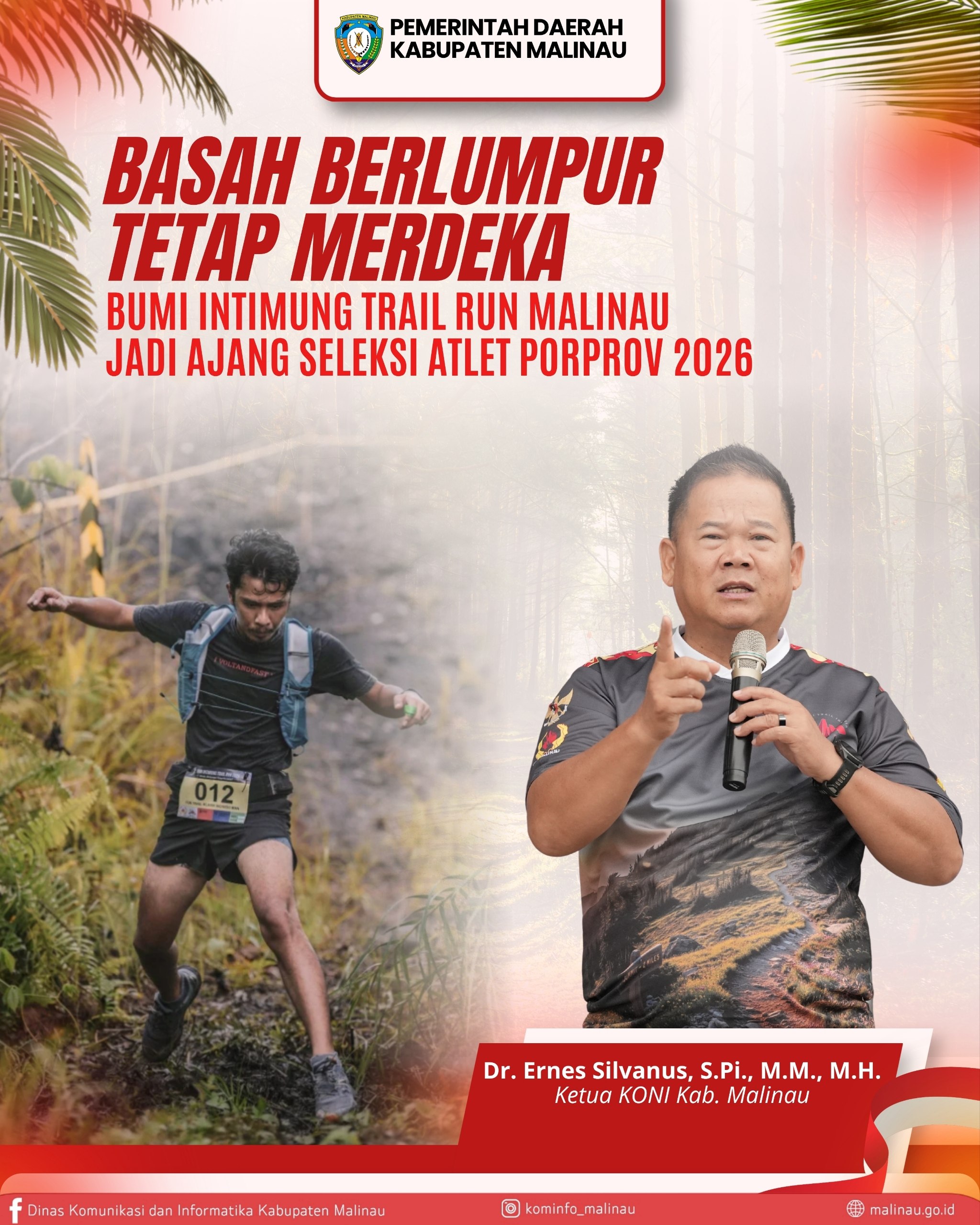 Basah Berlumpur Tetap Merdeka, Bumi Intimung Trail Run Malinau Jadi Ajang Seleksi Atlet Porprov 2026
