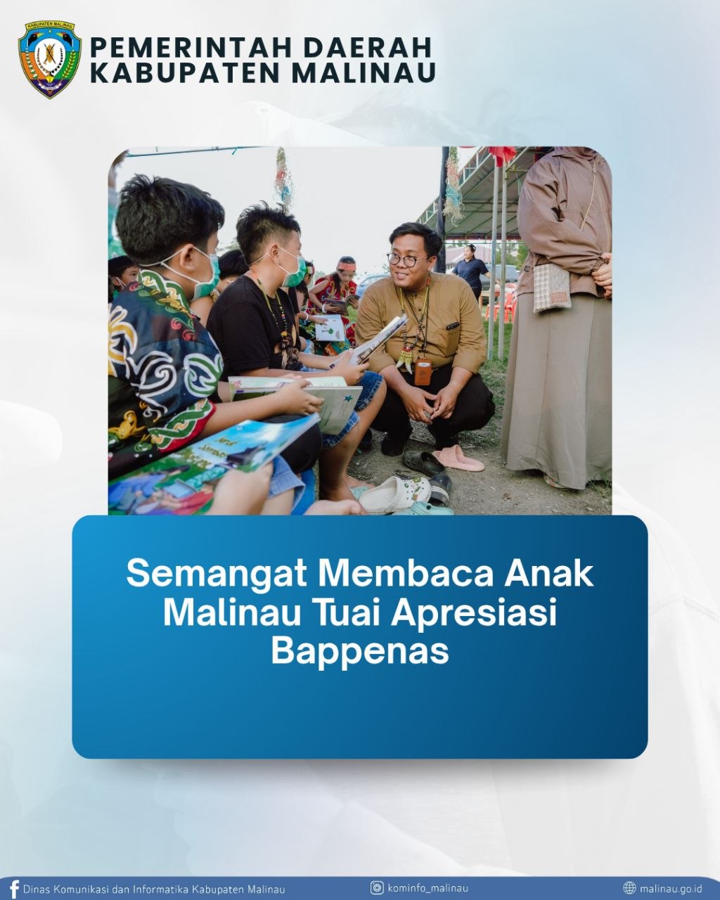 Semangat Membaca Anak Malinau Tuai Apresiasi Bappenas