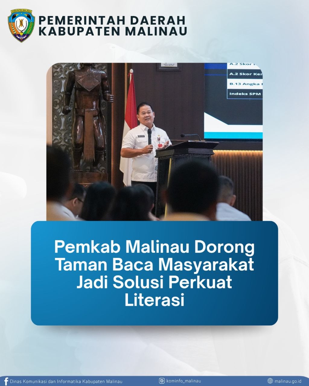 Pemkab Malinau Dorong Taman Baca Masyarakat Jadi Solusi Perkuat Literasi