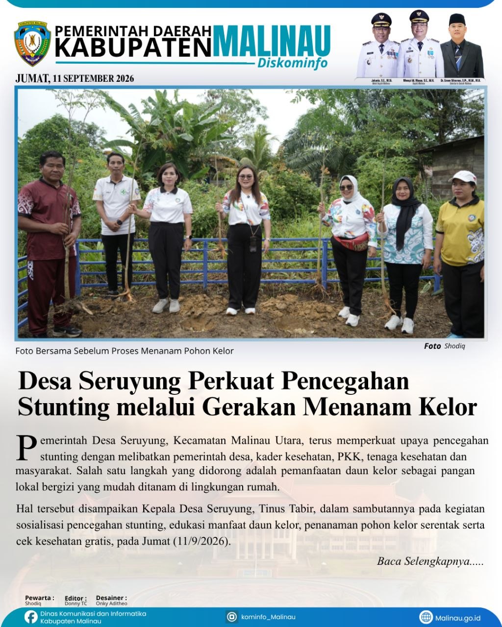 Desa Seruyung Perkuat Pencegahan Stunting melalui Gerakan Menanam Kelor