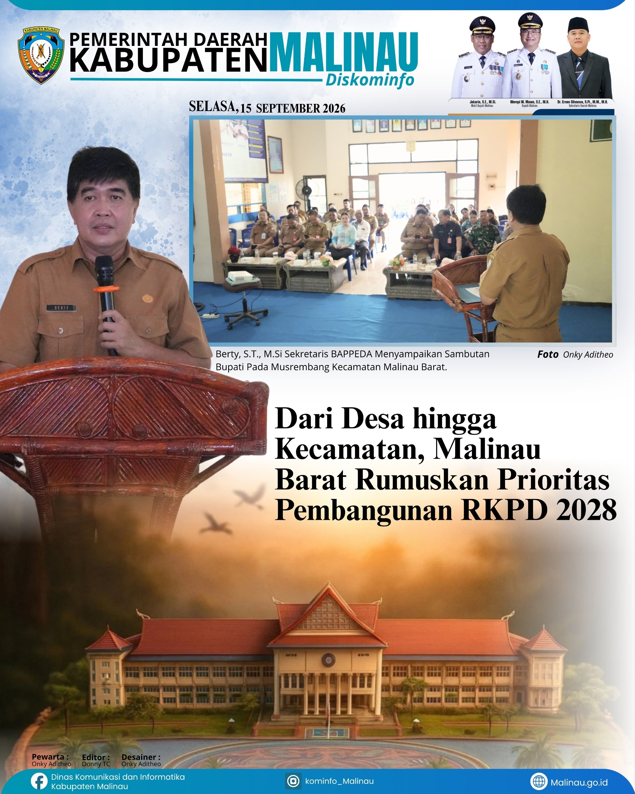 Dari Desa hingga Kecamatan, Malinau Barat Rumuskan Prioritas Pembangunan RKPD 2028