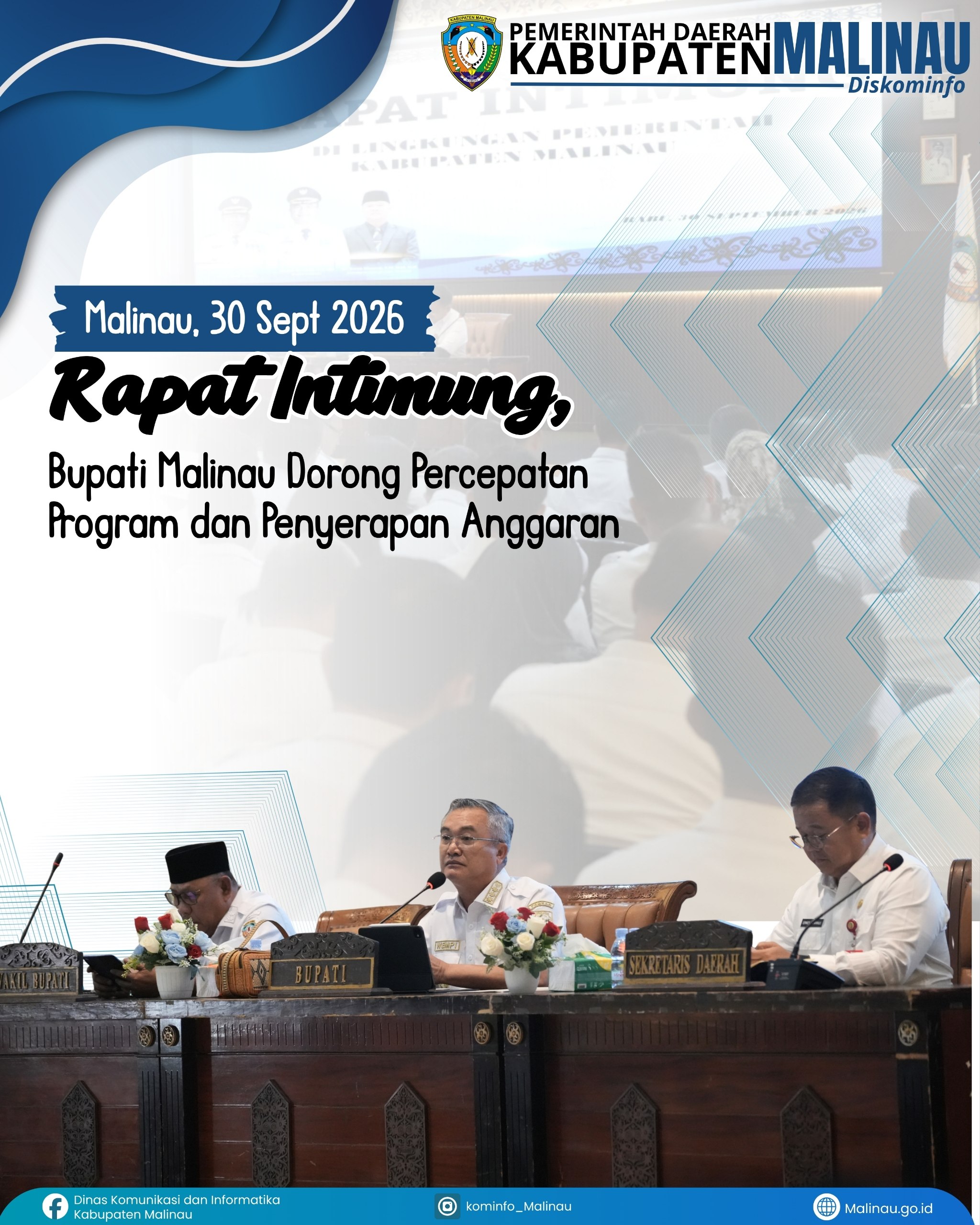 Rapat Intimung, Bupati Malinau Dorong Percepatan Program dan Penyerapan Anggaran