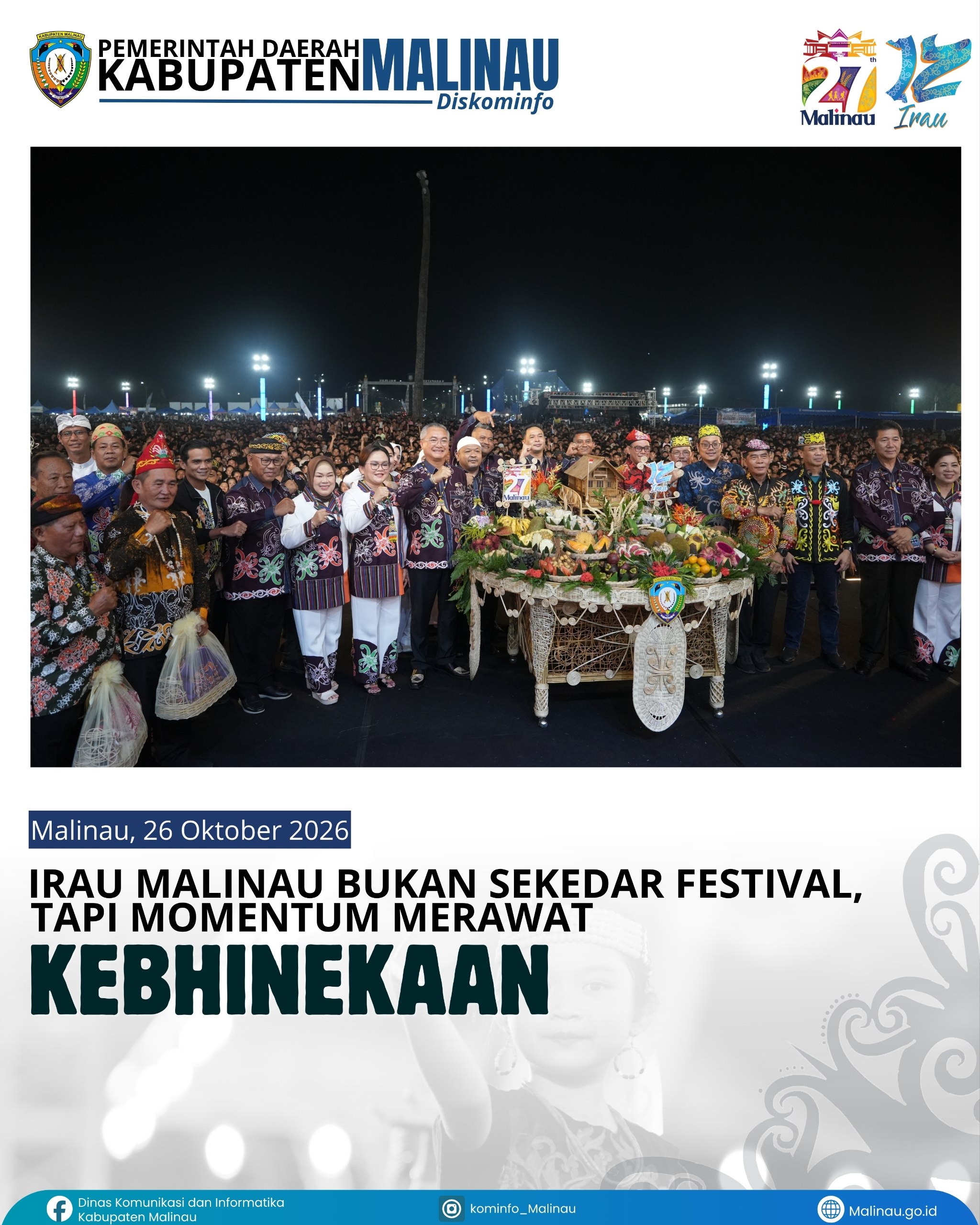 Irau Malinau Bukan Sekadar Festival, tetapi Momentum Merawat Kebhinekaan