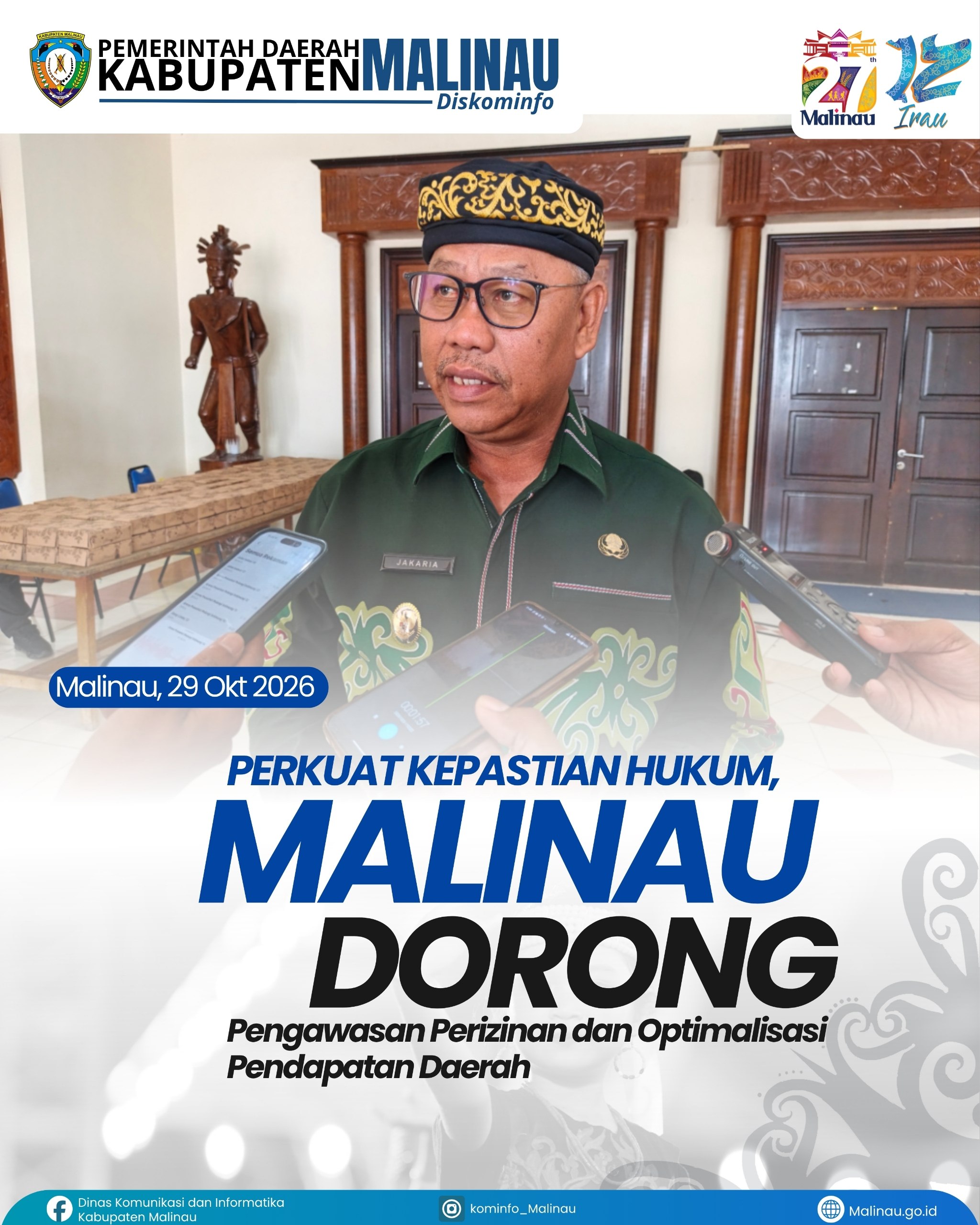 ‎Perkuat Kepastian Hukum, Malinau Dorong Pengawasan Perizinan dan Optimalisasi Pendapatan Daerah